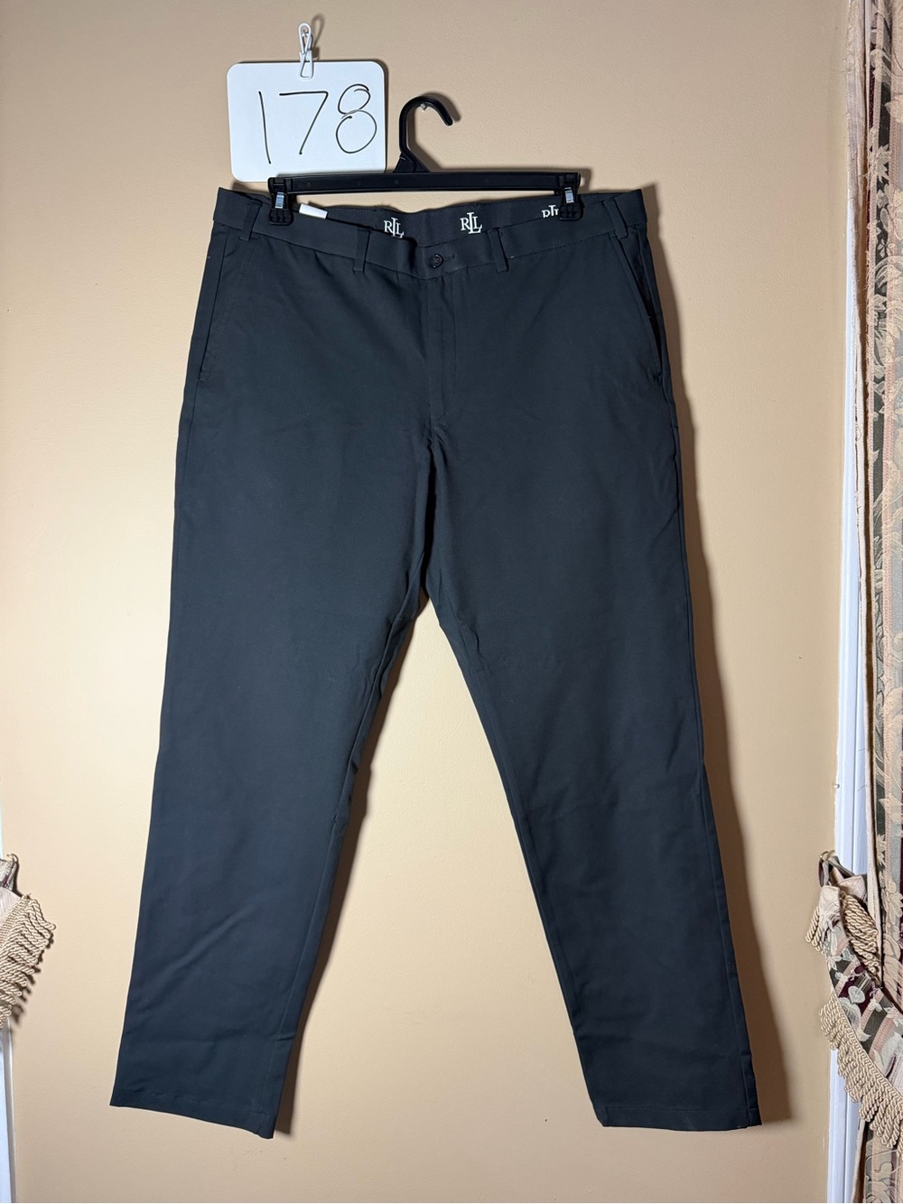 Lauren Ralph Lauren Black Men's dress Pants Sz 38/32